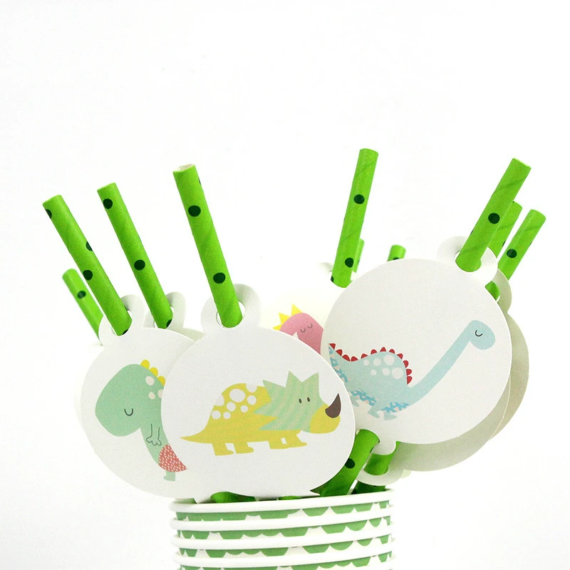 12pcs Birthday Dinosaur Jungle Party Paper Straw Disposable Tableware Set Baby Shower Decorations Boy Birthday Party Supplies
12pcs Birthday Dinosaur Jungle Party Paper Straw Disposable Tableware Set Baby Shower Decorations Boy Birthday Party Supplies