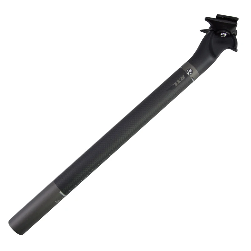 RXL SL Bicycle Carbon Seatpost Caliber 27.230.831.6mm Seat Post Carbon 350400mm 3K Grey Carbon Fiber Seatposts (8)