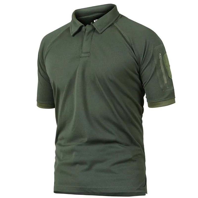 Для мужчин быстросохнущая летняя Военная Униформа мужские Поло рубашка дышащая