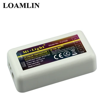 CCT Dimming Controller 2.4GHz 4-Zone Color Temperature LED Strip Controller FUT035 for Single Color LED Strip
CCT Dimming Controller 2.4GHz 4-Zone Color Temperature LED Strip Controller FUT035 for Single Color LED Strip