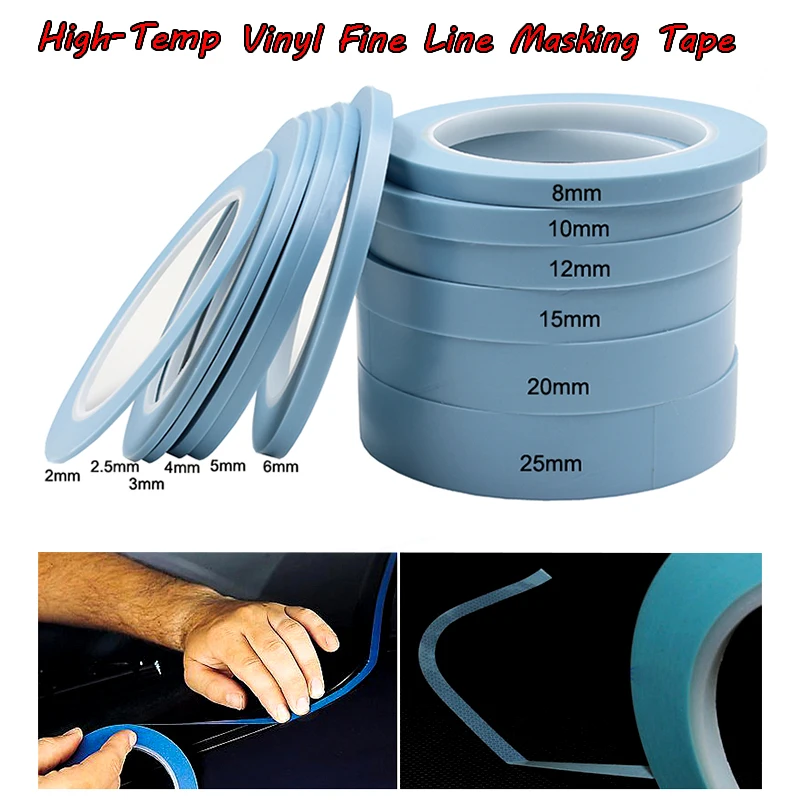 Blue High-Temp PVC Vinyl Fine Line Masking Tape Car Auto Body Shop Fineline Painter Tape
Blue High-Temp PVC Vinyl Fine Line Masking Tape Car Auto Body Shop Fineline Painter Tape