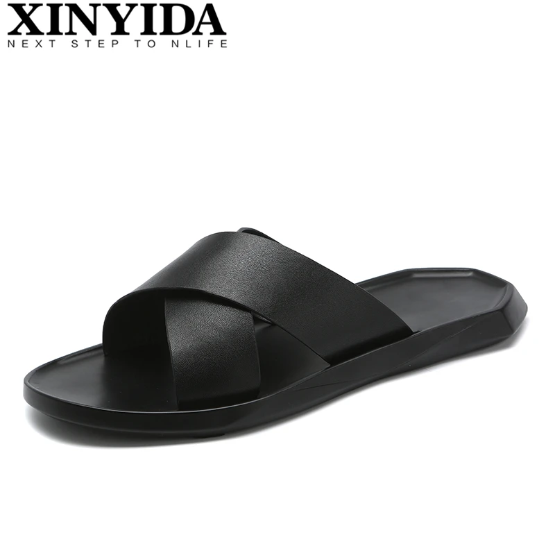 Brand Genuine Leather Slippers Men Summer Flat Sandals Casual Beach Shoes Flip Flops Summer Outdoor Breathable Slide Size 38-44
Brand Genuine Leather Slippers Men Summer Flat Sandals Casual Beach Shoes Flip Flops Summer Outdoor Breathable Slide Size 38-44