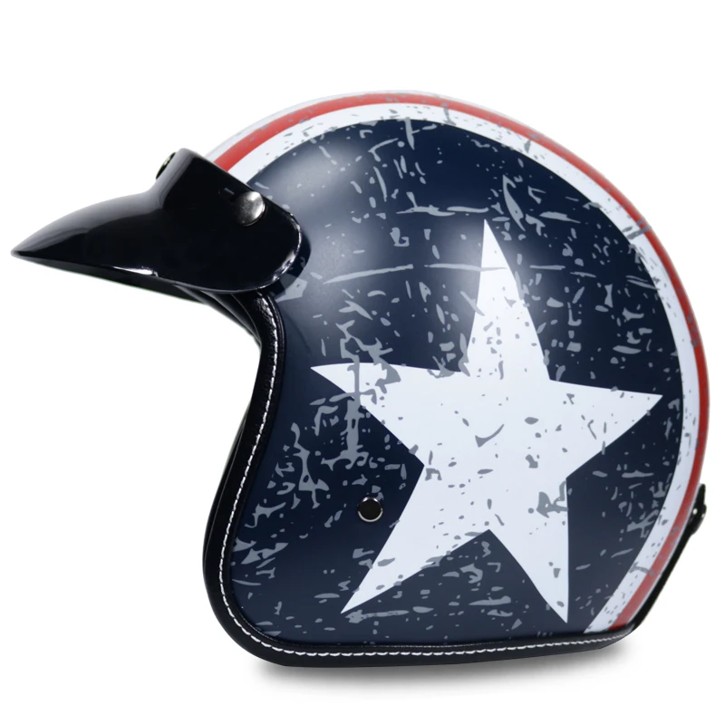 Retro Helmets Chopper Vintage Motorcycle Helmet Motocicleta Open Face Cacapete Casco Casque DOT Approval
Retro Helmets Chopper Vintage Motorcycle Helmet Motocicleta Open Face Cacapete Casco Casque DOT Approval