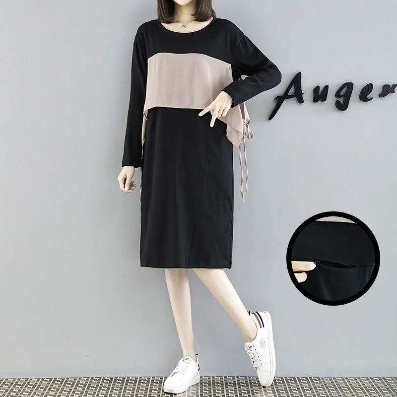 M-3XL Fashion Elegant Women Dress Breastfeeding Maternity Clothes Women Dresses Autumn Casual Maternity Nursing Dress For Mum
M-3XL Fashion Elegant Women Dress Breastfeeding Maternity Clothes Women Dresses Autumn Casual Maternity Nursing Dress For Mum