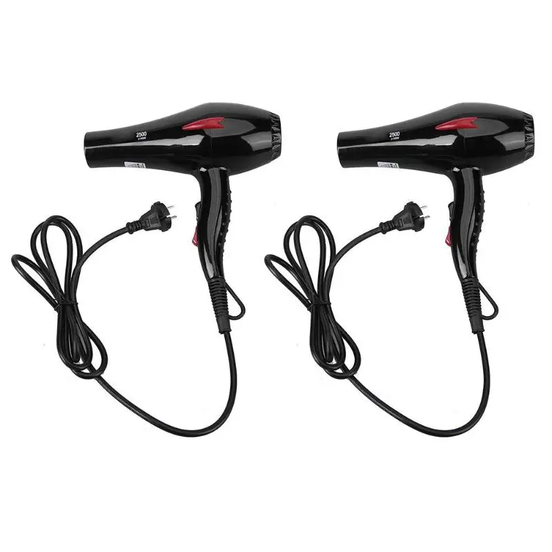 230V AC Travel Household Hair Dryer 2500W Black Professional hair dryer Cold Hot Wind Salon Hairdressing Equipment EU/UK Plug
230V AC Travel Household Hair Dryer 2500W Black Professional hair dryer Cold Hot Wind Salon Hairdressing Equipment EU/UK Plug