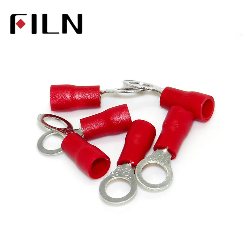 RV1.25-5S Red Ring insulated terminal Cable Wire Connector suit 0.5-1.5mm Electrical Crimp Terminal 100PCS/Pack
RV1.25-5S Red Ring insulated terminal Cable Wire Connector suit 0.5-1.5mm Electrical Crimp Terminal 100PCS/Pack