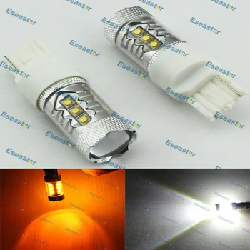Eseastar 2pcs T20 LED W21/5W 7443 Led Bulb Bright c.r.e.e 80w Canbus Car Brake Reverse Parking DRL Fog Light 12-24V
Eseastar 2pcs T20 LED W21/5W 7443 Led Bulb Bright c.r.e.e 80w Canbus Car Brake Reverse Parking DRL Fog Light 12-24V