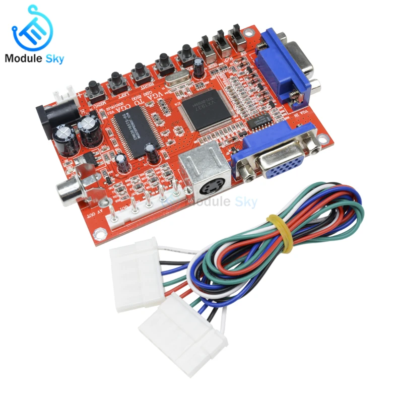 New Arrival DC 5V HD Video Game Converter Board VGA to CGA/CVBS/S support Image position mage zoom control
New Arrival DC 5V HD Video Game Converter Board VGA to CGA/CVBS/S support Image position mage zoom control