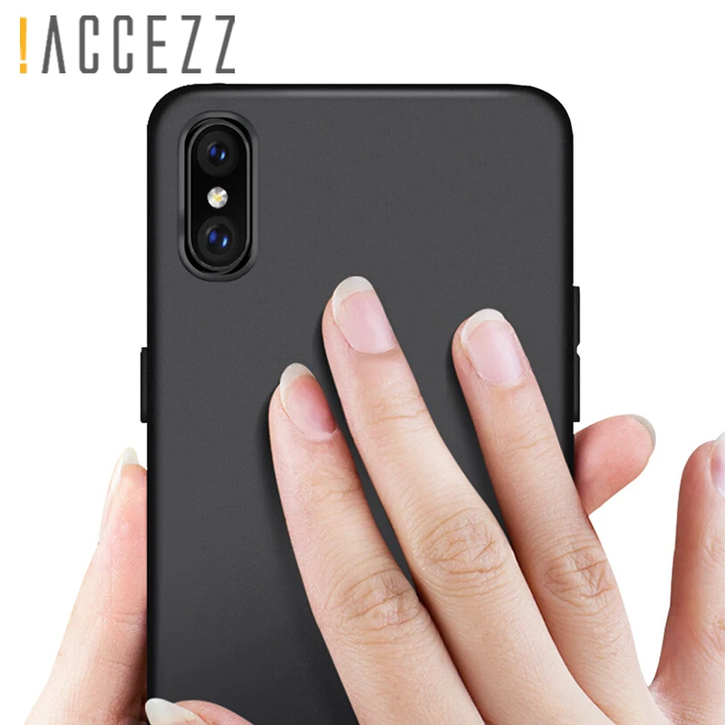 ! ACCEZZ ТПУ Мягкий матовый чехол для телефона Apple iphone XS MAX XR X 8 7 6 6S Plus Роскошный