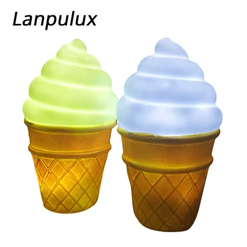 Lanpulux Ice Cream Night Lights Portable Cone Shaped Desk Lamp Children Kids Attractive LED Toy Bedroom Decor Light fixtures 
Lanpulux Ice Cream Night Lights Portable Cone Shaped Desk Lamp Children Kids Attractive LED Toy Bedroom Decor Light fixtures