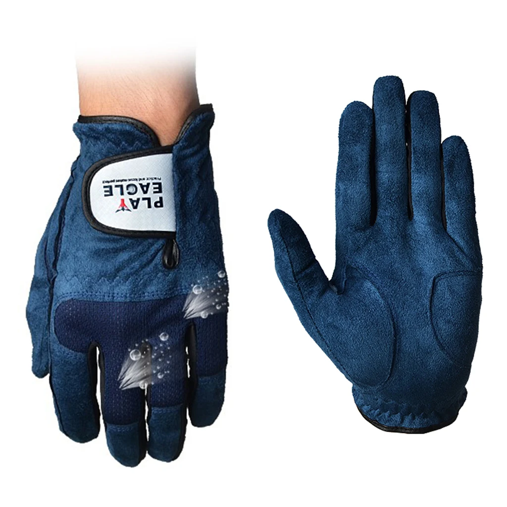 High-performance Men Left Hand Golf Glove Professional Soft Breathable Microfiber Cloth Sweat Absorbent Single Glove