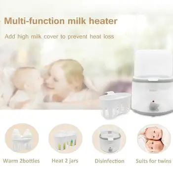 Baby Double Bottle Warmer Multifunctional Milk Food Heater Steam Sterilizer Milk Warmer Baby Feeding Double Bottle Sterilizer Ba
Baby Double Bottle Warmer Multifunctional Milk Food Heater Steam Sterilizer Milk Warmer Baby Feeding Double Bottle Sterilizer Ba