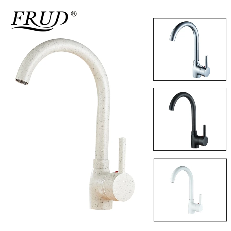 FRUD Kitchen Faucet 4 color kitchen sink faucet water taps mixer faucet cold and hot water single handle faucet for kitchen
FRUD Kitchen Faucet 4 color kitchen sink faucet water taps mixer faucet cold and hot water single handle faucet for kitchen