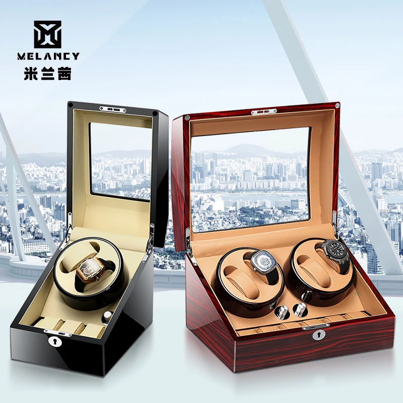 Upgraded Watch Winder Wooden Finish with Adjustable Watch Pillows 2-4 Winding Spaces Watch Winders for Automatic Watches
Upgraded Watch Winder Wooden Finish with Adjustable Watch Pillows 2-4 Winding Spaces Watch Winders for Automatic Watches