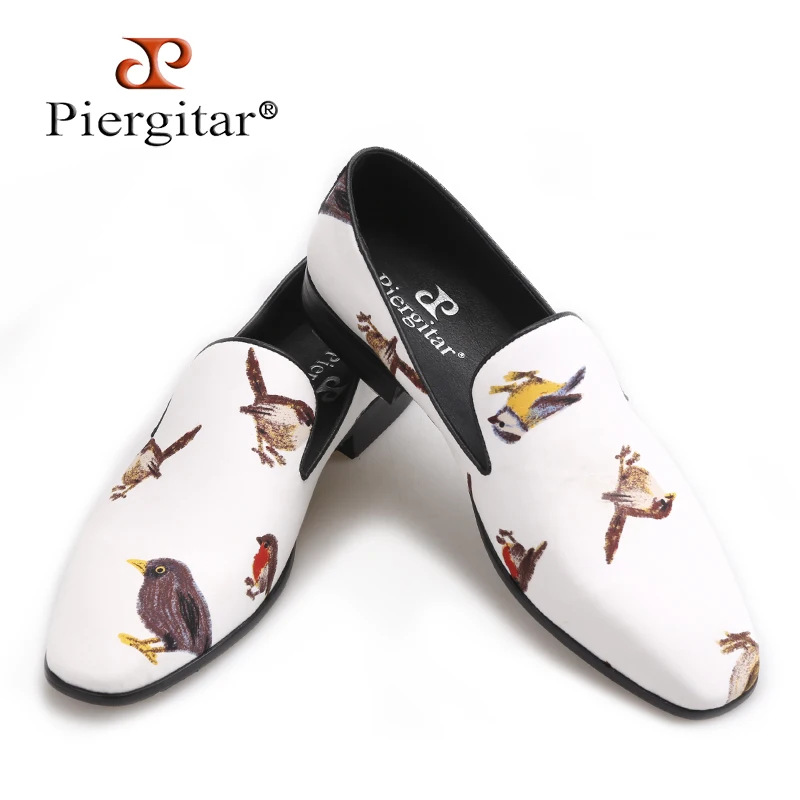 Piergitar 2018 handmade men loafers with bird printing Fashion party and wedding men slip-on shoes big size male's flats
Piergitar 2018 handmade men loafers with bird printing Fashion party and wedding men slip-on shoes big size male's flats
