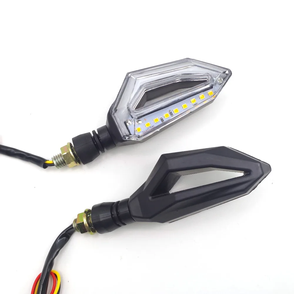 Универсальный clignotant moto светодиодные фары 12V мотоциклов сигнал поворота Световые
