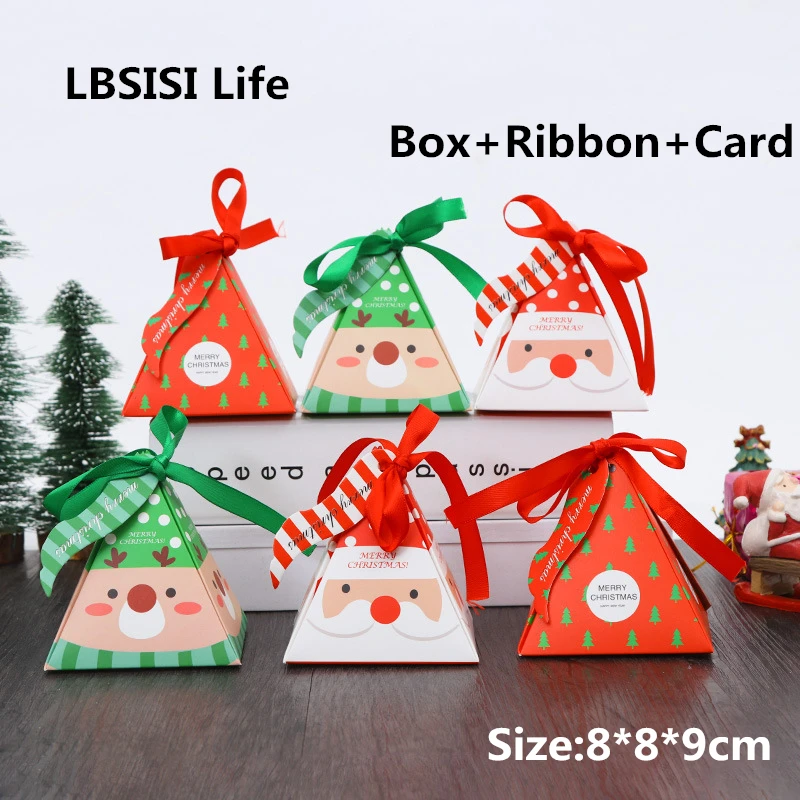 LBSISI Life 5 Sets Merry Christmas Tree Candy Gift Box Bag Paper Box Gift Bag Decoration Container Supplies With Ribbon Card
LBSISI Life 5 Sets Merry Christmas Tree Candy Gift Box Bag Paper Box Gift Bag Decoration Container Supplies With Ribbon Card