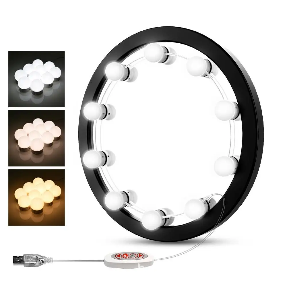 Hollywood Style Vanity Mirror Light Bulbs Kit Dressing Table Charging Table Desktop Cosmetic Light Dimmable Adjustable Makeup
Hollywood Style Vanity Mirror Light Bulbs Kit Dressing Table Charging Table Desktop Cosmetic Light Dimmable Adjustable Makeup