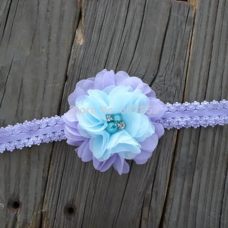 kids girl nylon flower headband (24)