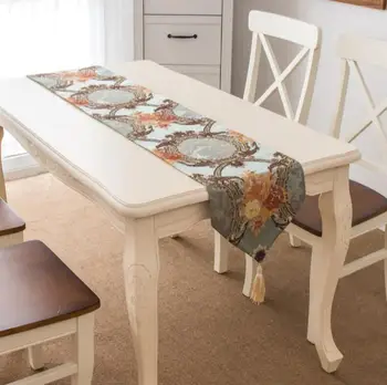 European Thick Jacquard Embroidered table flag Double layer fabric Table Runner Tablecloth Table Runners Table Flag Dinner Mats
European Thick Jacquard Embroidered table flag Double layer fabric Table Runner Tablecloth Table Runners Table Flag Dinner Mats