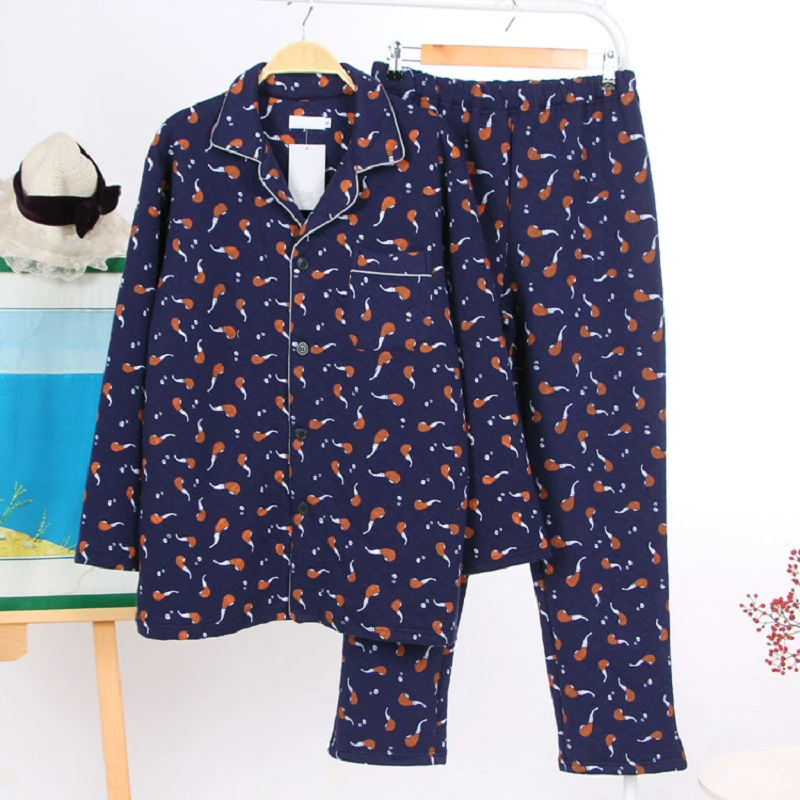 men winter thick cotton home clothing (4)