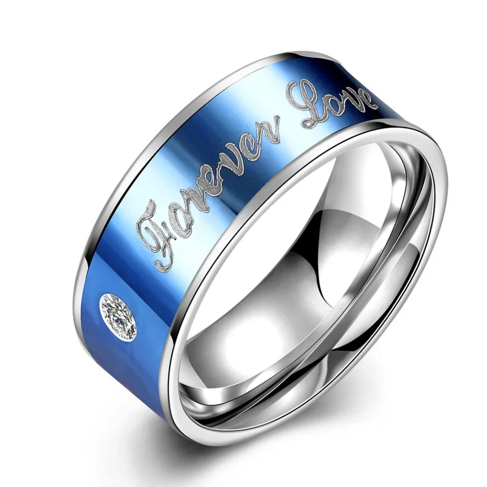 R097 2016 Top Quality Titanium Europe Forever Love Letter Marked Wide Titanium Steel For Lover Men's Wedding Party Jewelry Ring
R097 2016 Top Quality Titanium Europe Forever Love Letter Marked Wide Titanium Steel For Lover Men's Wedding Party Jewelry Ring