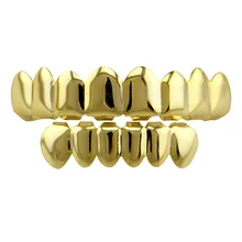 Teeth Grillz cap Top Bottom Hip Hop Unique silver gold colors Grill Set for Mouth jewelry 7cm*1.2cm YT0005
Teeth Grillz cap Top Bottom Hip Hop Unique silver gold colors Grill Set for Mouth jewelry 7cm*1.2cm YT0005