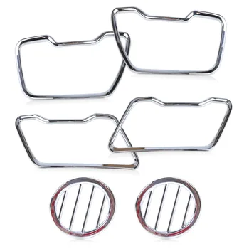 DWCX New 6pcs Chrome Car Interior Air conditioning vent Trim Air Outlet Cover for 2011 2012 2013 2014 2015 Kia Sportage R
DWCX New 6pcs Chrome Car Interior Air conditioning vent Trim Air Outlet Cover for 2011 2012 2013 2014 2015 Kia Sportage R