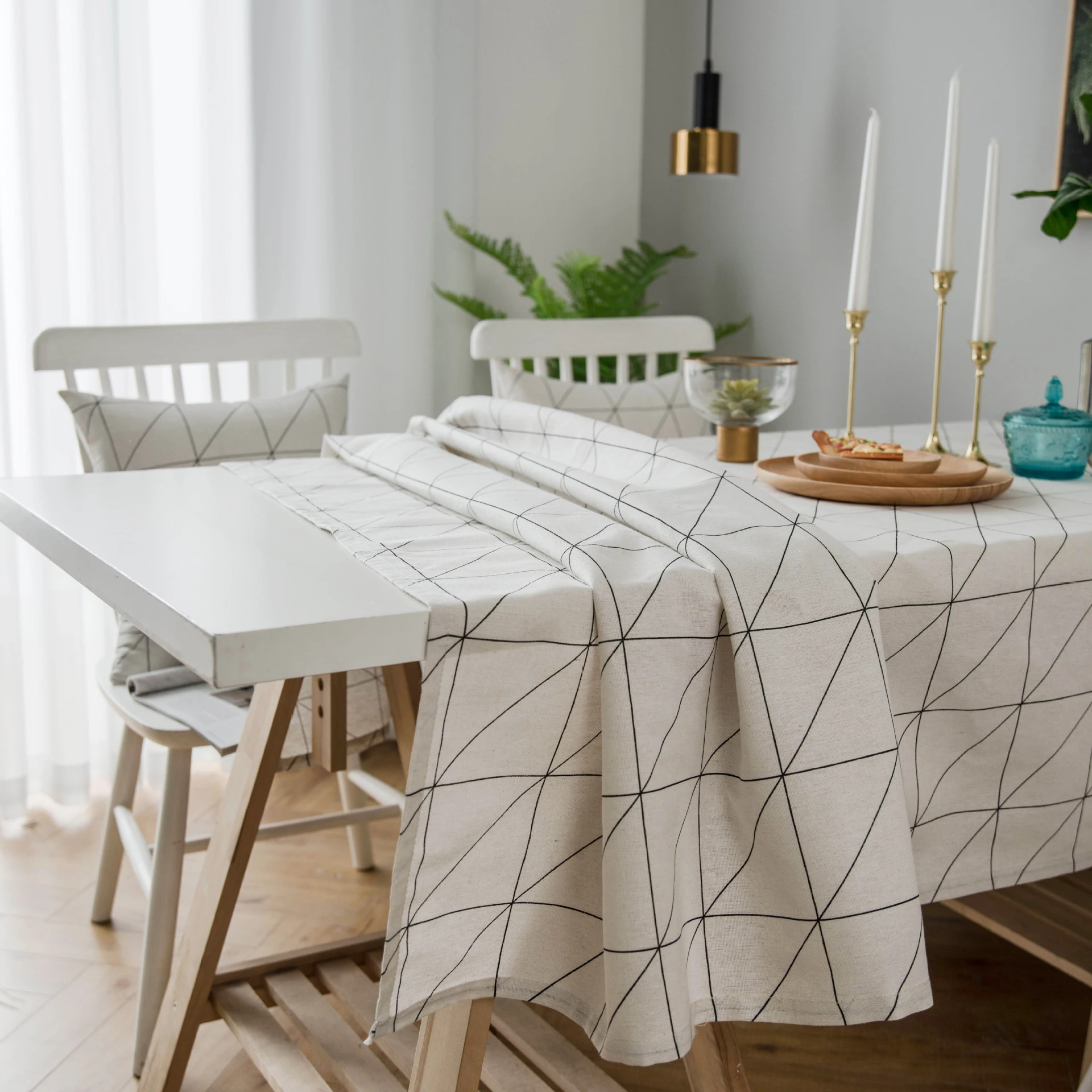 Simple Linellae Design Printed Table Cloth Soft Dinner Tea End Table Cover For Dustproof Home Decor White Black Tablecloth
Simple Linellae Design Printed Table Cloth Soft Dinner Tea End Table Cover For Dustproof Home Decor White Black Tablecloth
