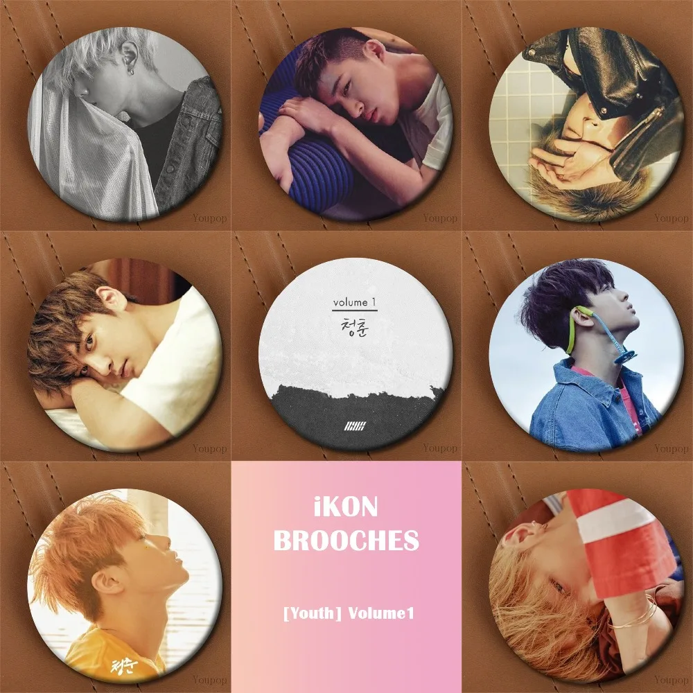 Youpop KPOP iKON Album NEW KIDS CONTINUE Badge Pins Brooches For Clothes Hat Backpack
Youpop KPOP iKON Album NEW KIDS CONTINUE Badge Pins Brooches For Clothes Hat Backpack