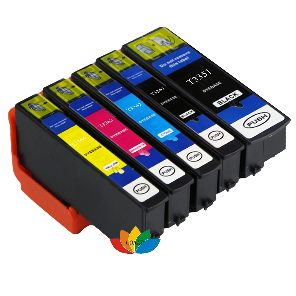 5 Compatible EPSON 33XL T3365 Ink cartridge For Expression Premium XP-530 XP350 XP 350 Printer 
5 Compatible EPSON 33XL T3365 Ink cartridge For Expression Premium XP-530 XP350 XP 350 Printer