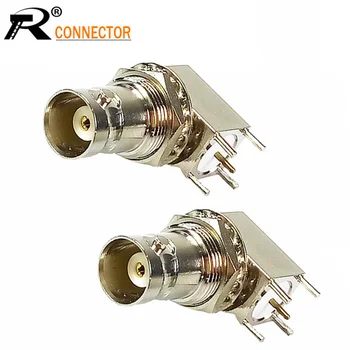 10pcs/lot BNC Female Jack Socket Right Angle 4 Pin PCB Panel Mount BNC Female Connector Center Solder Chassis Adapter
10pcs/lot BNC Female Jack Socket Right Angle 4 Pin PCB Panel Mount BNC Female Connector Center Solder Chassis Adapter
