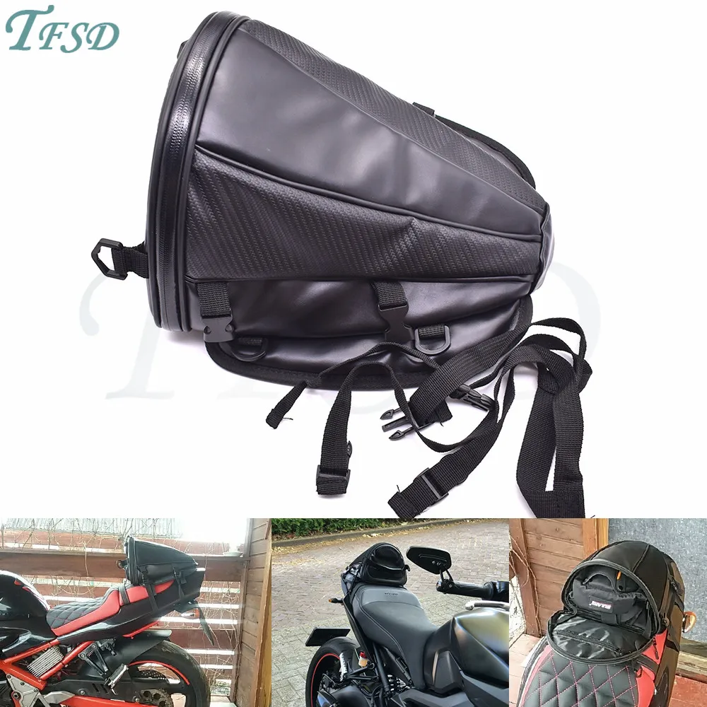 new carbon fiber color motorcycle tail bag motorcycle seat backpack saddle bag custom travel handbag For Yamaha XT660Z Tenere
new carbon fiber color motorcycle tail bag motorcycle seat backpack saddle bag custom travel handbag For Yamaha XT660Z Tenere