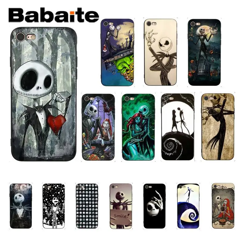 Babaite Nightmare Before Christmas halloween Black TPU Soft Phone Cover for iPhone 8 7 6 6S Plus X XS MAX 5 5S SE XR Cover
Babaite Nightmare Before Christmas halloween Black TPU Soft Phone Cover for iPhone 8 7 6 6S Plus X XS MAX 5 5S SE XR Cover