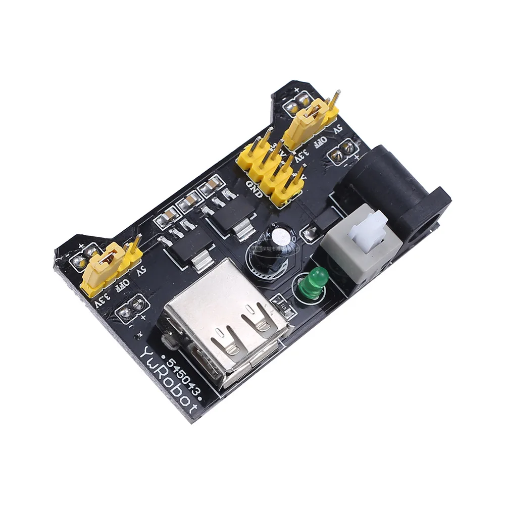 Breadboard Power Module MB-102 Power Board Dual 5V/3.3V Output DC Regulating Module
Breadboard Power Module MB-102 Power Board Dual 5V/3.3V Output DC Regulating Module