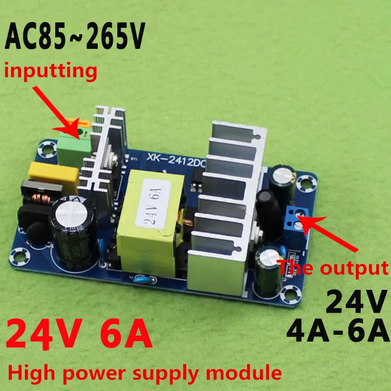 24 100W 4A To 6A DC 24V Stable High Power Switching Power Supply Board AC DC Power Module Transformer
24 100W 4A To 6A DC 24V Stable High Power Switching Power Supply Board AC DC Power Module Transformer