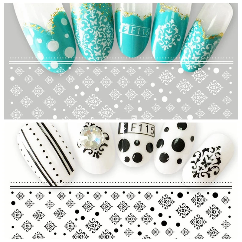 1 Sheet 3D Black White Retro Square Floral Dot Polk Line Pattern Adhesive Nail Art Stickers Decorations DIY Salon Tips F115#
1 Sheet 3D Black White Retro Square Floral Dot Polk Line Pattern Adhesive Nail Art Stickers Decorations DIY Salon Tips F115#