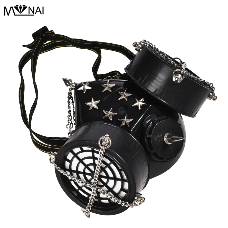 Cosplay Costumes Steampunk Star Rivets Mask Costume Fancy Dress Cyber Gas Masks Halloween Party Accessory Gothic
Cosplay Costumes Steampunk Star Rivets Mask Costume Fancy Dress Cyber Gas Masks Halloween Party Accessory Gothic