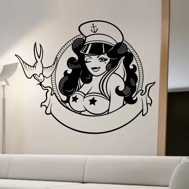 Beautiful Female Sailor Portrait Wall Stickers Home Decor Sofa Background Adhesive Vinyl Wall Decals Removable
Beautiful Female Sailor Portrait Wall Stickers Home Decor Sofa Background Adhesive Vinyl Wall Decals Removable