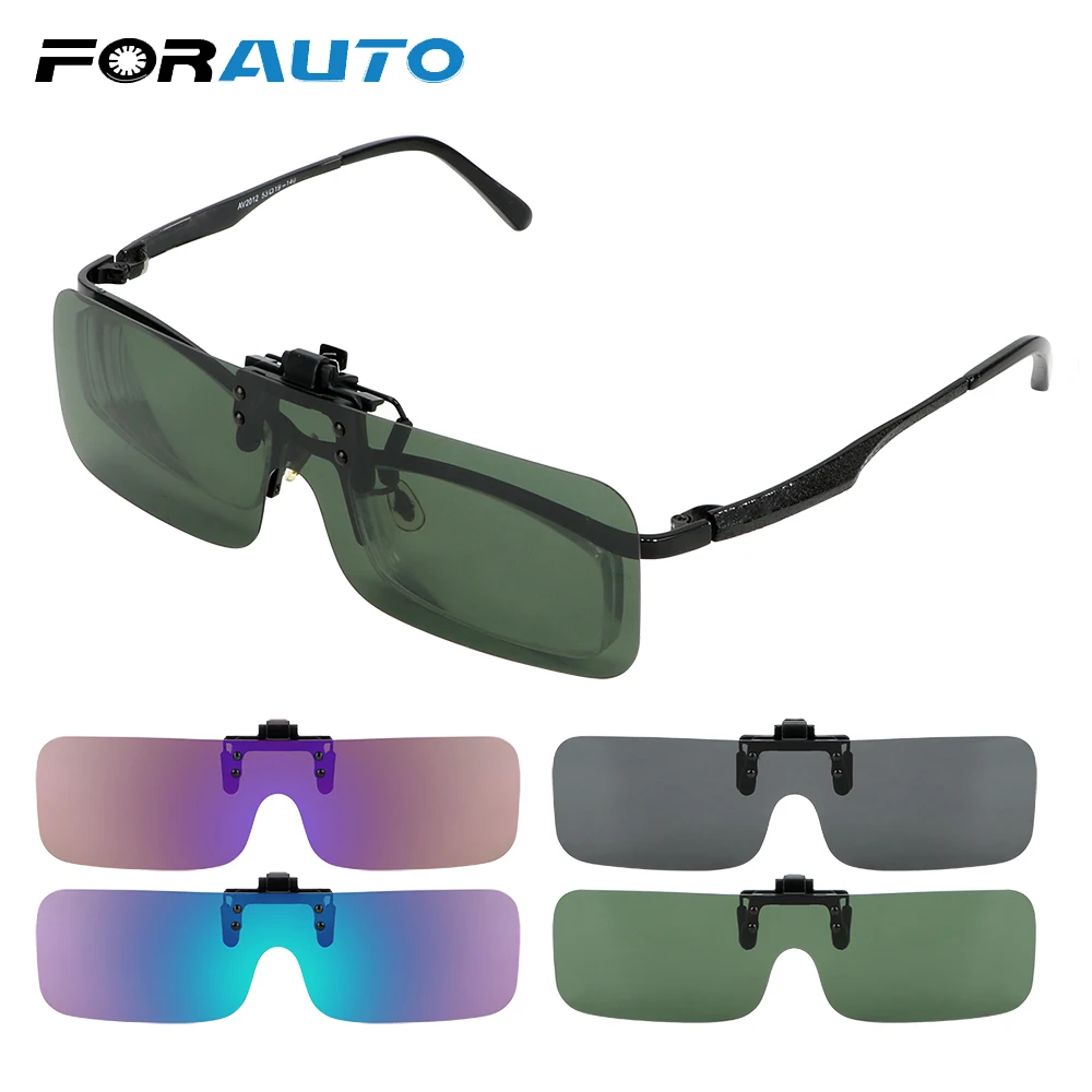 FORAUTO Clip On Sunglasses Car Driver Goggles Anti-glare Polarized Sun Glasses For Men Women Driving Night Vision Lens
FORAUTO Clip On Sunglasses Car Driver Goggles Anti-glare Polarized Sun Glasses For Men Women Driving Night Vision Lens