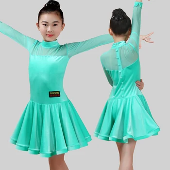 Children's Latin Dance Clothing Girl Fringed Dance Skirt Long Sleeve Autume and Winter Latin Dance Custome with Safety Pant
Children's Latin Dance Clothing Girl Fringed Dance Skirt Long Sleeve Autume and Winter Latin Dance Custome with Safety Pant
