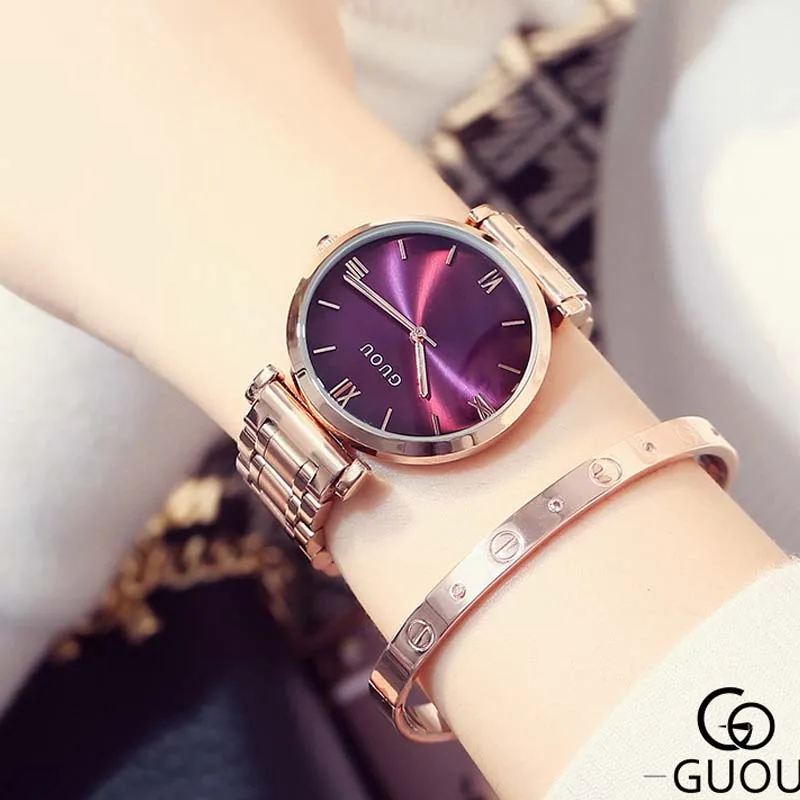 2019 Fashion Guou Brand Woman Quartz Watches Full Rose Gold Steel Band Business Casual Japan Lady Clock Wristwatches Simple Gift
2019 Fashion Guou Brand Woman Quartz Watches Full Rose Gold Steel Band Business Casual Japan Lady Clock Wristwatches Simple Gift