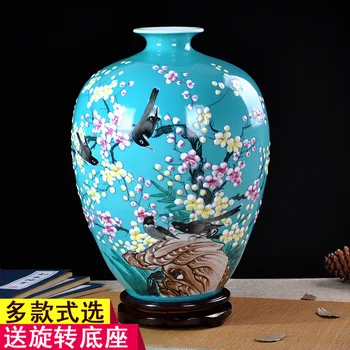 Jingdezhen Yu Hailin ceramics famous Chinese home accessories with pastel hand-painted vases living room decoration
Jingdezhen Yu Hailin ceramics famous Chinese home accessories with pastel hand-painted vases living room decoration