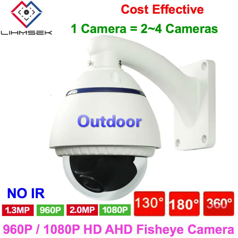 

Lihmsek External HD 1080P Fisheye Camera CCTV AHD 2MP 1.3MP 960P 720P Security HD Analog Camera Surveillance 130 180 360 lens