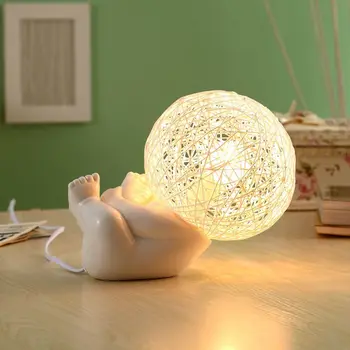 white Big head doll desk lamp children's cartoon cute light bedroom bedside study bone ceramic small table lamps ZA926127
white Big head doll desk lamp children's cartoon cute light bedroom bedside study bone ceramic small table lamps ZA926127