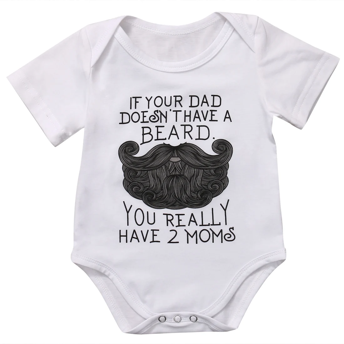 2018 Newbon Baby Boy Girl Bodysuit Short Sleeve White Beard Jumpsuit Letters Clothes Casual Summer Outfits SS
2018 Newbon Baby Boy Girl Bodysuit Short Sleeve White Beard Jumpsuit Letters Clothes Casual Summer Outfits SS