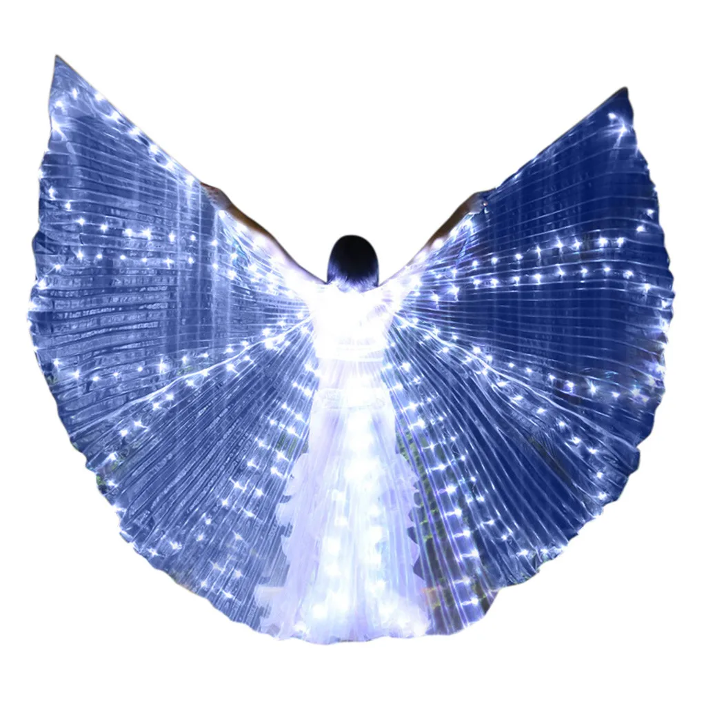 LED Isis Wings Colorful Belly Dancing Belly Dance Accessory Popular Stage Performance Props Wings Props With Sticks and Bag
LED Isis Wings Colorful Belly Dancing Belly Dance Accessory Popular Stage Performance Props Wings Props With Sticks and Bag