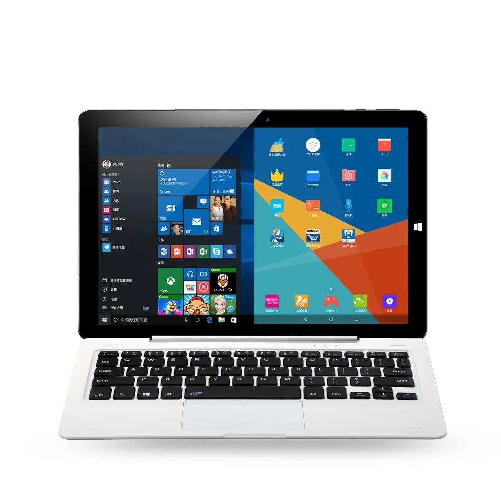 

Onda OBook20 Plus 2 in 1 Tablet PC 10.1 inch 1920*1200 Win10 Android 5.1 Dual OS Intel Cherry X5-Z8350 Quad Core 4GB 64GB HDMI