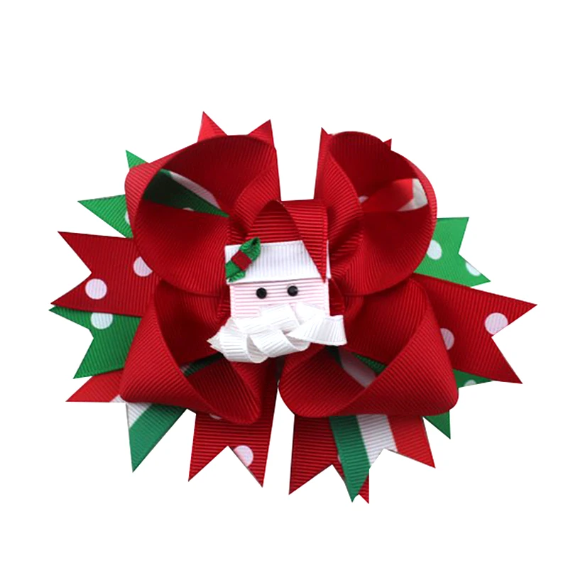 5 inch Christmas hair bows snow with colorful ribbons hair accessories snowman New Hair Bow Headband hairpin lovely Santa Claus
5 inch Christmas hair bows snow with colorful ribbons hair accessories snowman New Hair Bow Headband hairpin lovely Santa Claus
