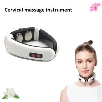 Multifunction Neck Physiotherapy Cervical Massager Cervical Physical Therapy Instrument Far Infrared Heating Pain Relief Tool